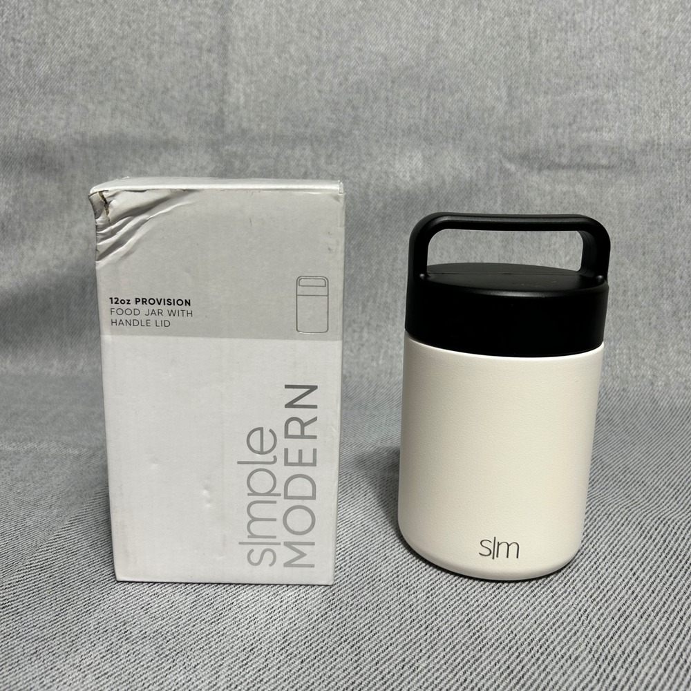 Simple Modern Provision‎ Food Jar 12oz Winter White Insulated Stainless Steel